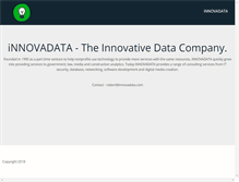 Tablet Screenshot of innovadata.com